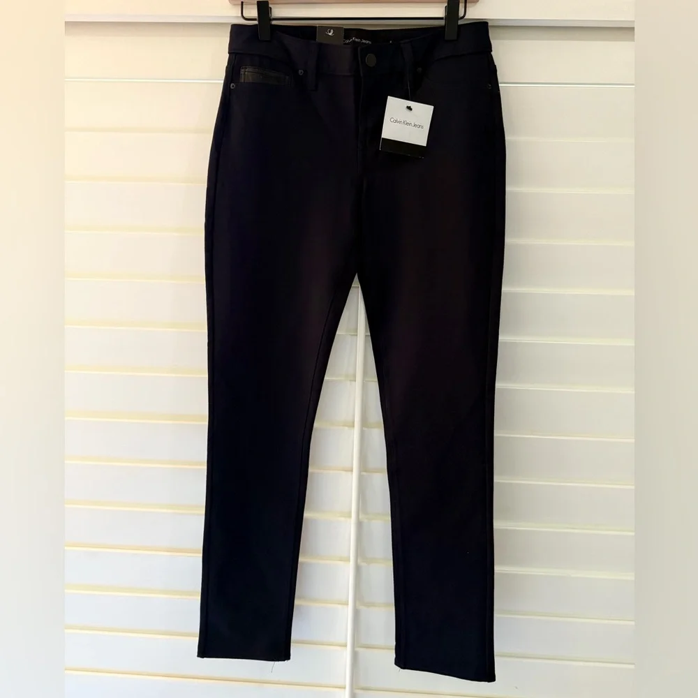 Calvin Klein French Navy Lightweight Jeans - Picture 2 of 7